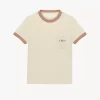 T-Shirt mit Rundhalsausschnitt und Logo aus Baumwolljersey